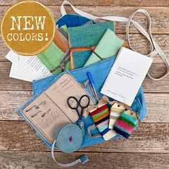imperfect patchwork & little stitchings kit