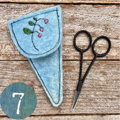 plant-dyed botanical scissor slips