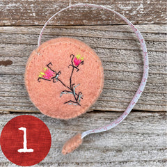 plant-dyed botanical tape measures