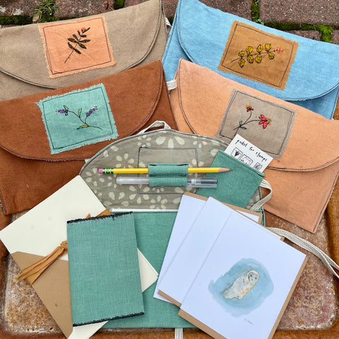 letter writing pocket & bundle