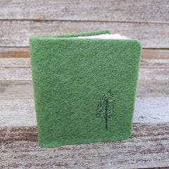 little felt journal: tree