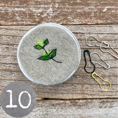 plant-dyed botanical notions tin