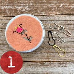 plant-dyed botanical notions tin