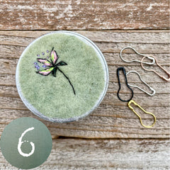 plant-dyed botanical notions tin