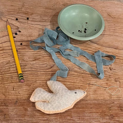 sewing tutorial: peace dove ornament