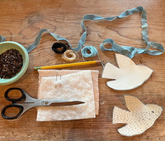 sewing tutorial: peace dove ornament