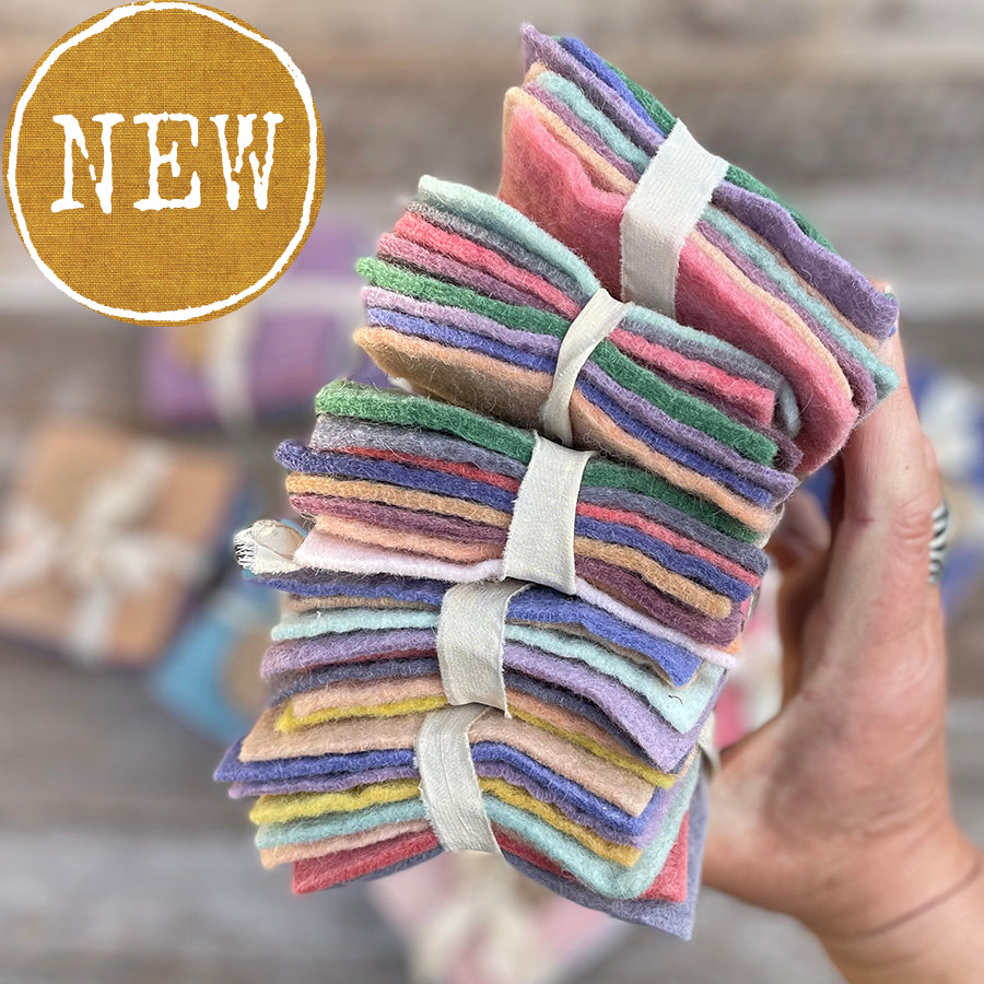 plantdyed wool felt bundle kata golda handmade