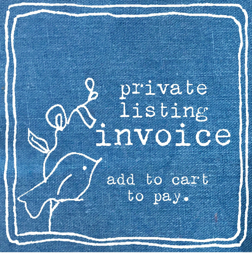 INVOICE #1024 / FOR KELLY STAHL