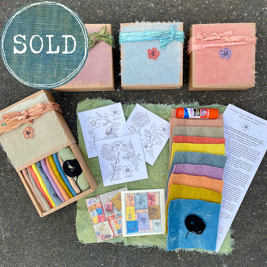 from the dye garden: botanical quilt treasure box