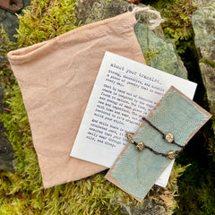 five charm seed bracelet