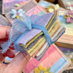 spring plant-dyed treasure box for the stitcher