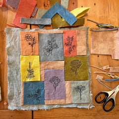 from the dye garden: botanical quilt treasure box