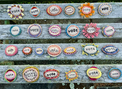 vote button (fundraiser!)