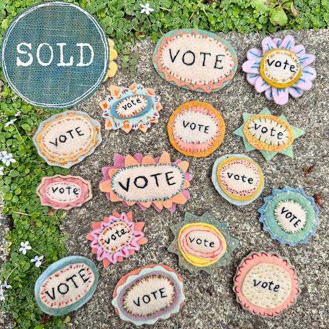 vote button (fundraiser!)