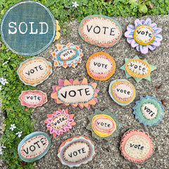 vote button (fundraiser!)