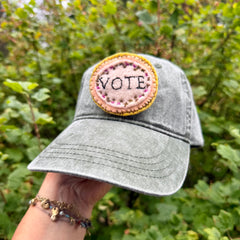 vote button (fundraiser!)