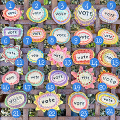 vote button - new batch (fundraiser!)