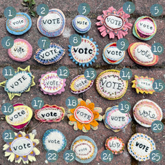 vote button (fundraiser!)
