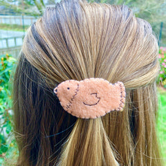 free sewing tutorial: bird hair clip