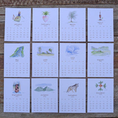 2023 watercolor calendar