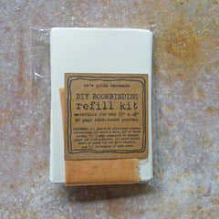 REFILL for DIY bookbinding kit: 9 color options