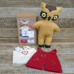 DIY stuffed companion: owl