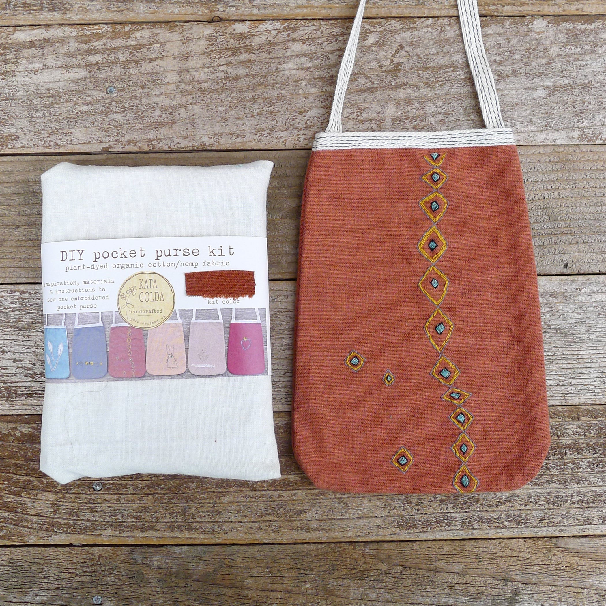 DIY Fabric Mini Tote Handbag