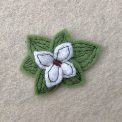 free sewing tutorial: floral pins