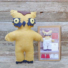 DIY stuffed companion: owl