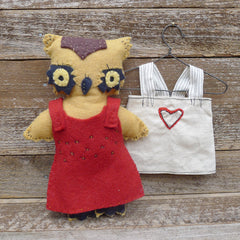 DIY stuffed companion: owl