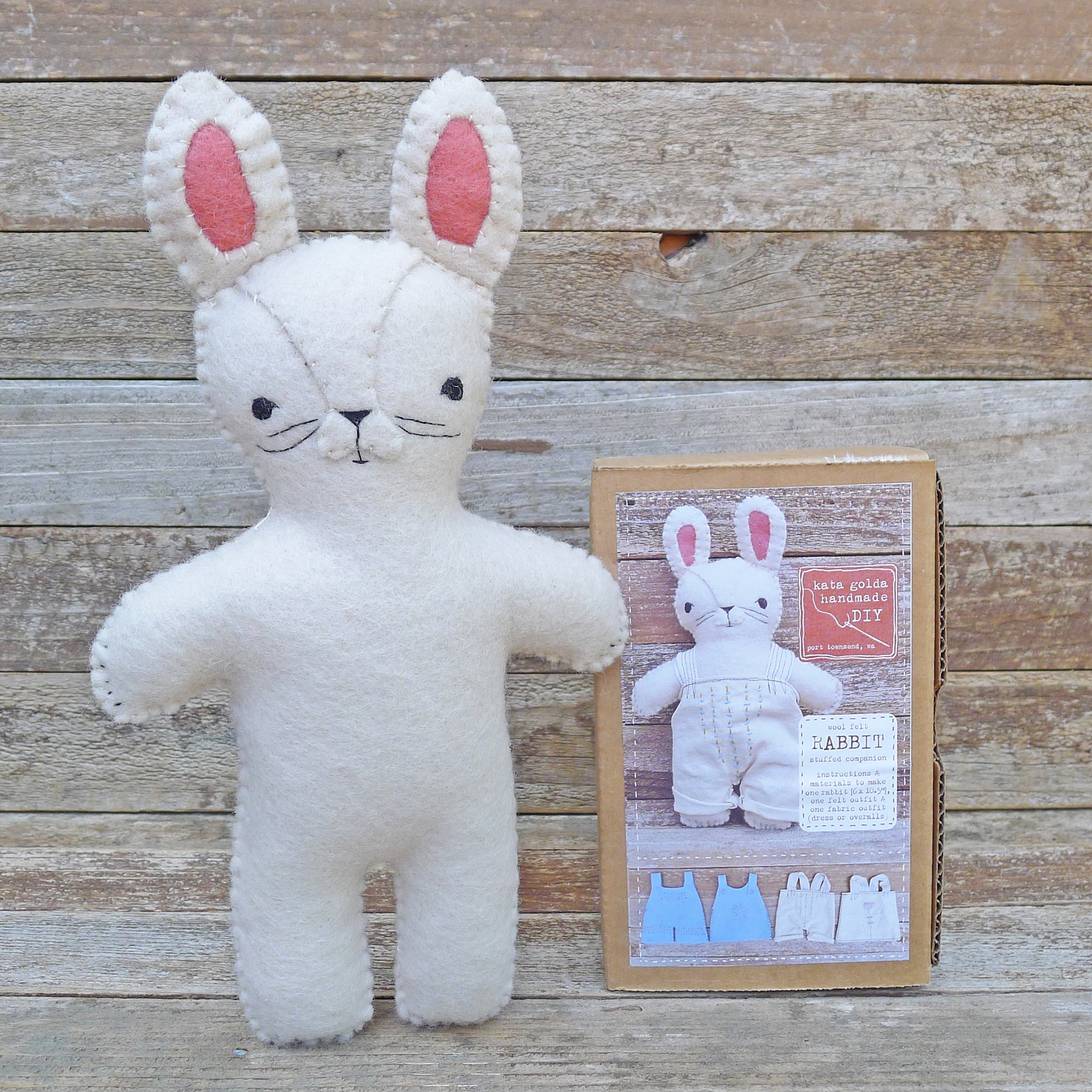 Homeade Stuffed Rabbit DIY stuffed companion: rabbit – kata golda handmade