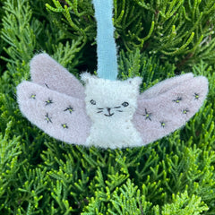 angel kitty ornament