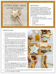 free sewing tutorial: little star wand
