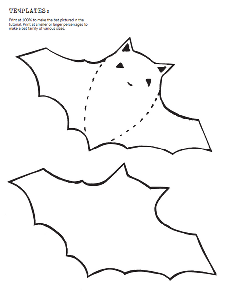 free sewing tutorial: spooky little bat – kata golda handmade