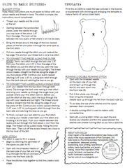 free sewing tutorial: bear pocket pal