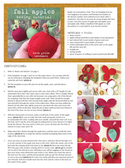 free sewing tutorial: fall apples