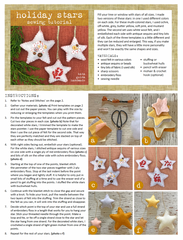 free sewing tutorial: holiday stars