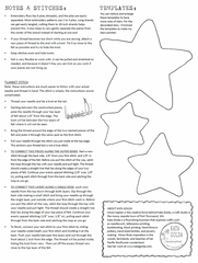 free sewing tutorial: holiday stars