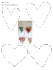 free sewing tutorial: patchwork hearts