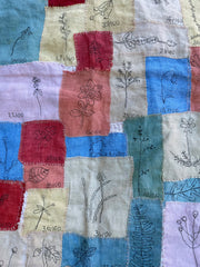 botanical patch quilts