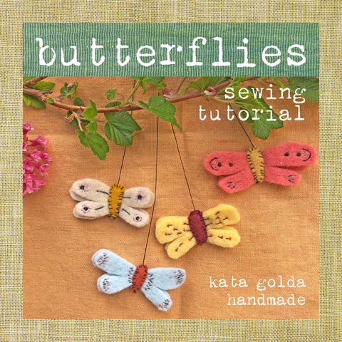 free sewing tutorial: butterflies