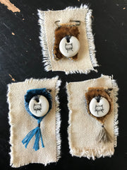 best kitty & best dog award pins