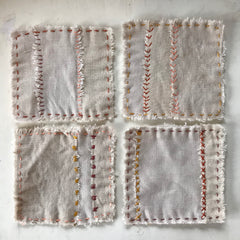 free sewing tutorial: scrappy coasters