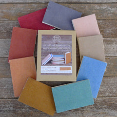 DIY bookbinding kit: 9 color options