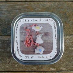 DIY decoration tin: sky-land-sea