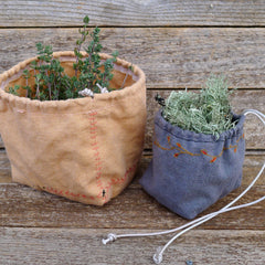 sewing tutorial: foraging buckets