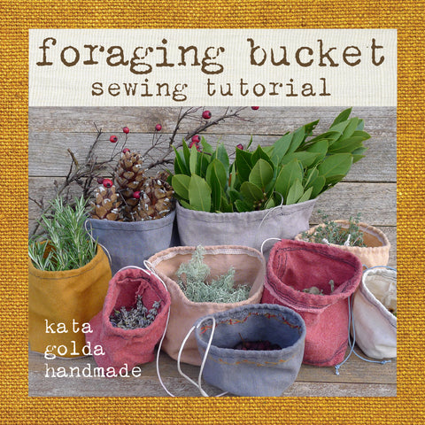 sewing tutorial: foraging buckets