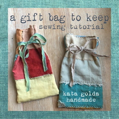free sewing tutorial: a gift bag to keep
