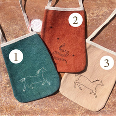 pocket purse: stitched & plain