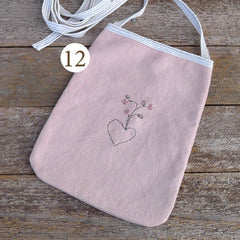 pocket purse: stitched & plain